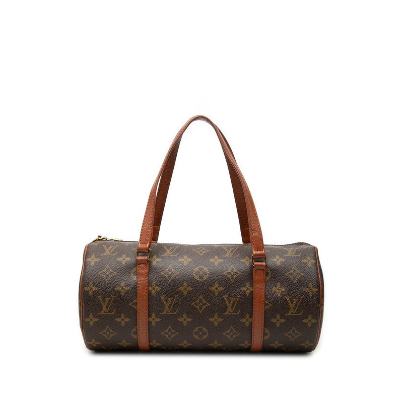 ルイ ヴィトン モノグラム パピヨン30 ハンドバッグ M51365 ブラウン PVC レザー レディース LOUIS VUITTON 【中古】