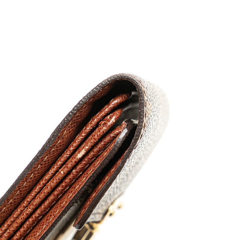 ルイ ヴィトン モノグラム ポルトフォイユ コアラ 二つ折り財布 M58013 ブラウン PVC レザー レディース LOUIS VUITTON 【中古】