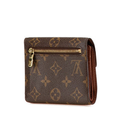 ルイ ヴィトン モノグラム ポルトフォイユ コアラ 二つ折り財布 M58013 ブラウン PVC レザー レディース LOUIS VUITTON 【中古】
