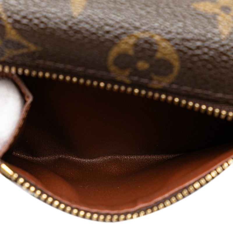 ルイ ヴィトン モノグラム ポルトフォイユ コアラ 二つ折り財布 M58013 ブラウン PVC レザー レディース LOUIS VUITTON 【中古】
