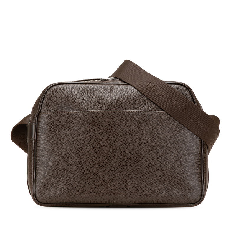 ルイ ヴィトン タイガ リポーターPM 斜め掛け ショルダーバッグ M30158 ブラウン レザー レディース LOUIS VUITTON 【中古】