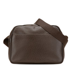 ルイ ヴィトン タイガ リポーターPM 斜め掛け ショルダーバッグ M30158 ブラウン レザー レディース LOUIS VUITTON 【中古】