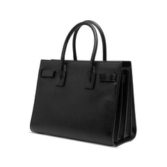 サンローラン サック ド ジュール ベイビー ハンドバッグ ショルダーバッグ 2WAY ブラック レザー レディース SAINT LAURENT 【中古】