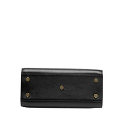 サンローラン サック ド ジュール ベイビー ハンドバッグ ショルダーバッグ 2WAY ブラック レザー レディース SAINT LAURENT 【中古】