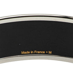 エルメス エマイユ バングル シルバー グリーン マルチカラー メタル レディース HERMES 【中古】