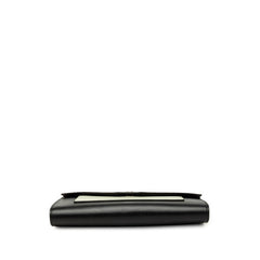 セリーヌ ポケット ラージフラップ 斜め掛け チェーンショルダーバッグ レッド ブラック ホワイト系 レザー レディース CELINE 中古