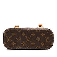 ルイ ヴィトン モノグラム ヴァヴァンPM ハンドバッグ M51172 ブラウン PVC レザー レディース LOUIS VUITTON 中古