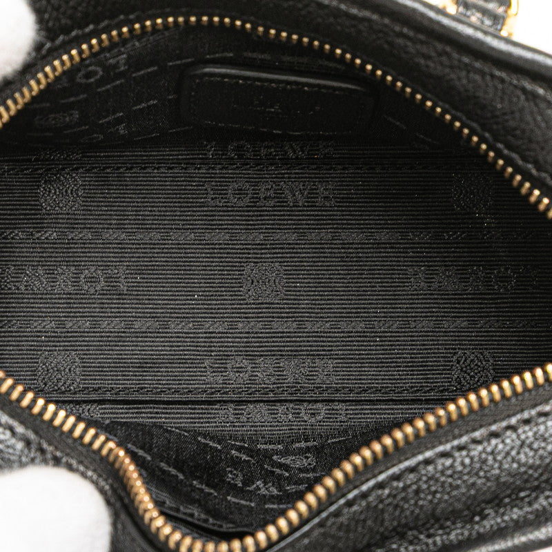 ロエベ アナグラム アマソナ マイクロミニ ハンドバッグ ショルダーバッグ 2WAY ブラック レザー レディース LOEWE 【中古】
