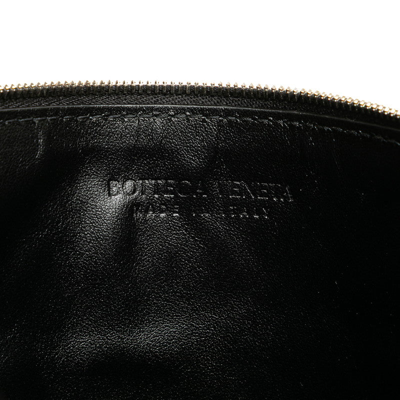 ボッテガヴェネタ エンボス イントレチャート クラッチバッグ セカンドバッグ ブラック レザー メンズ BOTTEGAVENETA 【中古】