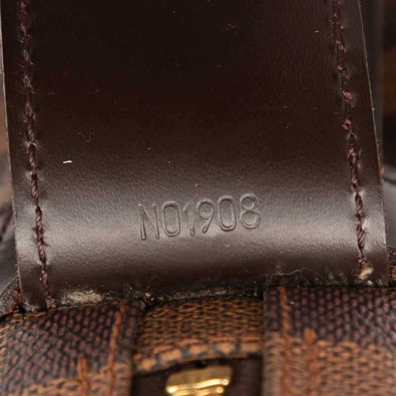 ルイ ヴィトン ダミエ ナヴィグリオ ショルダーバッグ N45255 ブラウン PVC レザー レディース LOUIS VUITTON 【中古】