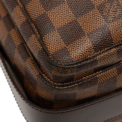 ルイ ヴィトン ダミエ ナヴィグリオ ショルダーバッグ N45255 ブラウン PVC レザー レディース LOUIS VUITTON 【中古】