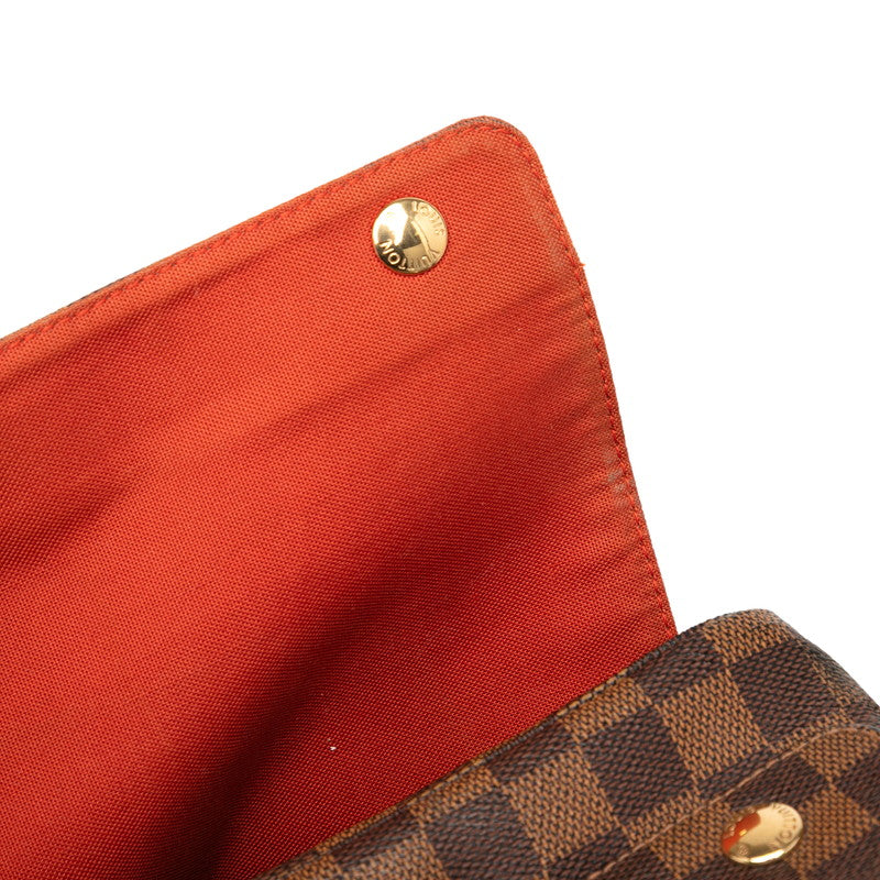 ルイ ヴィトン ダミエ ナヴィグリオ ショルダーバッグ N45255 ブラウン PVC レザー レディース LOUIS VUITTON 【中古】