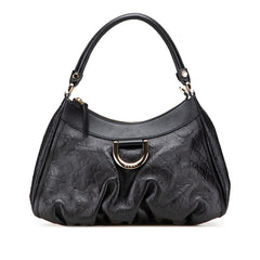 グッチ グッチシマ アビー ハンドバッグ ワンショルダーバッグ 190525 ブラック レザー レディース GUCCI 【中古】