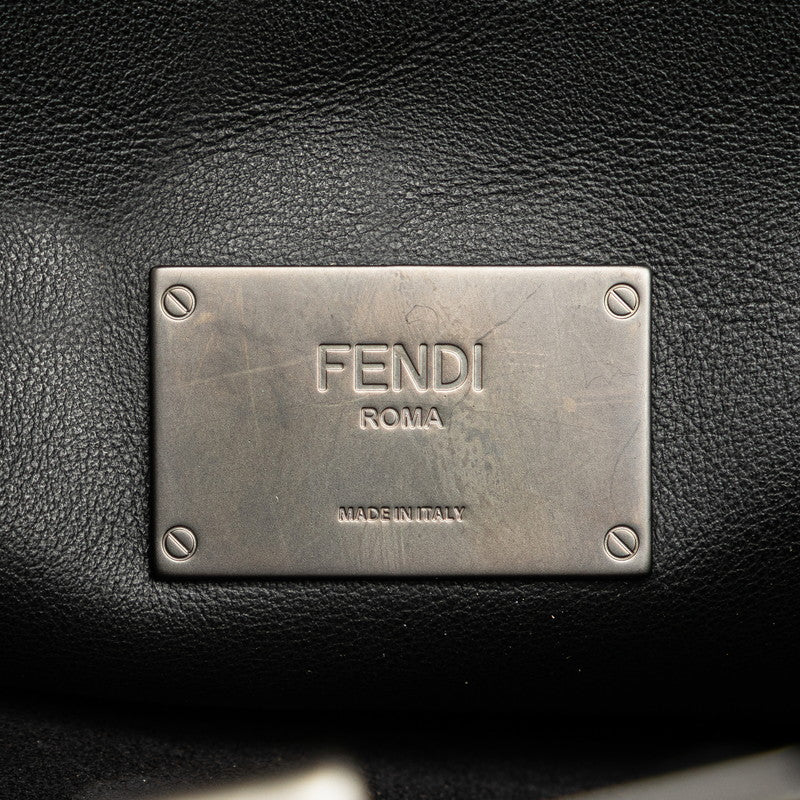 フェンディ セレリア ピーカブー フィット ビジネスバッグ ショルダーバッグ 2WAY 7VA406 ブラック レザー メンズ FENDI 【中古】