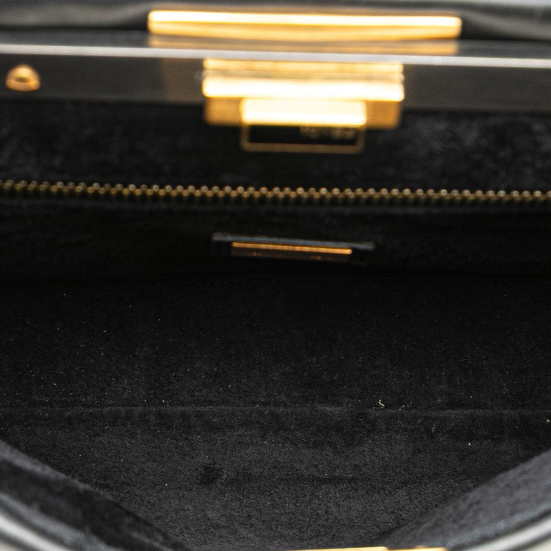 フェンディ ピーカブー ハンドバッグ ショルダーバッグ 2WAY 8BN226 ブラック レザー レディース FENDI 【中古】