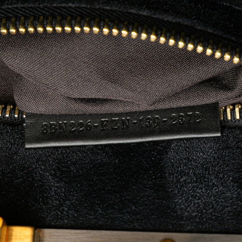 フェンディ ピーカブー ハンドバッグ ショルダーバッグ 2WAY 8BN226 ブラック レザー レディース FENDI 【中古】
