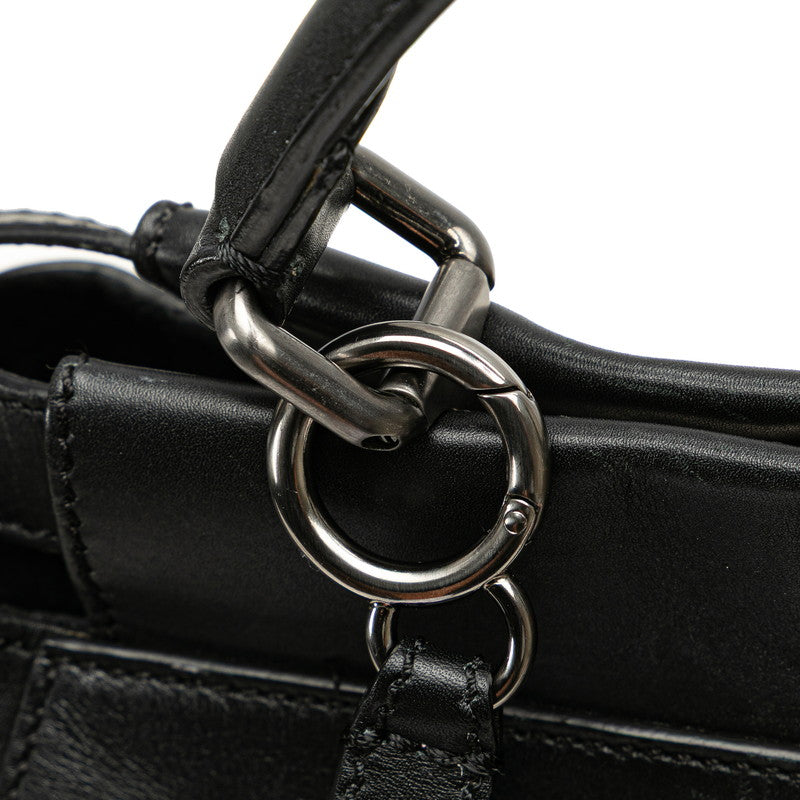 フェンディ ピーカブー ハンドバッグ ショルダーバッグ 2WAY 8BN226 ブラック レザー レディース FENDI 【中古】