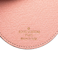 ルイ ヴィトン モノグラム ポルトクレ ジャングルドット バッグチャーム キーホルダー M42596 ピンク ブラウン レッド PVC レディース LOUIS VUITTON 【中古】