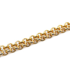 シャネル ヴィンテージ ココマーク トルネード 渦巻 モチーフ ネックレス ゴールド メッキ レディース CHANEL 【中古】