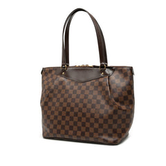 ルイ ヴィトン ダミエ ウェストミンスターGM トートバッグ ショルダーバッグ N41103 ブラウン PVC レザー レディース LOUIS VUITTON 【中古】