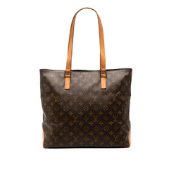 ルイ ヴィトン モノグラム カバメゾ ワンショルダーバッグ トートバッグ M51151 ブラウン PVC レザー レディース LOUIS VUITTON 【中古】