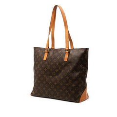 ルイ ヴィトン モノグラム カバメゾ ワンショルダーバッグ トートバッグ M51151 ブラウン PVC レザー レディース LOUIS VUITTON 【中古】