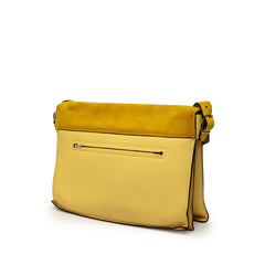 セリーヌ ダイヤモンドクラッチ トリコカラー ワンショルダーバッグ マルチカラー スウェード ハラコ レザー レディース CELINE 【中古】
