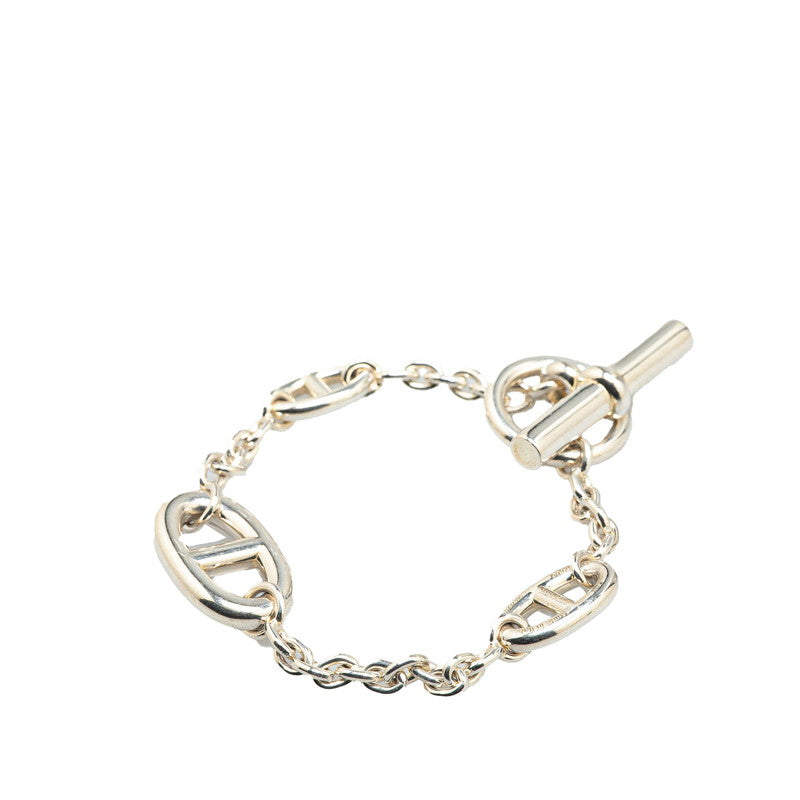 エルメス シェーヌダンクル ファランドール ブレスレット SV925 シルバー レディース HERMES 【中古】
