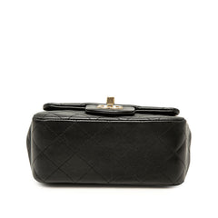 シャネル マトラッセ ココマーク チェーン ショルダーバッグ 斜め掛け ブラック ラムスキン レディース CHANEL 中古