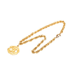 シャネル ココマーク ネックレス ゴールド メッキ レディース CHANEL 【中古】