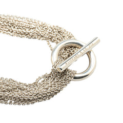 ティファニー オープンハート トグルチェーン ネックレス SV925 シルバー レディース TIFFANY&Co. 【中古】