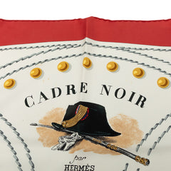 エルメス カレ90 CADRE NOIR カレドノワール スカーフ 大判 マルチカラー シルク レディース HERMES 中古