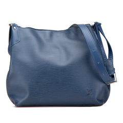 ルイ ヴィトン エピ マンダラMM ショルダーバッグ M5889G ミルティーユ ブルー レザー レディース LOUIS VUITTON 【中古】