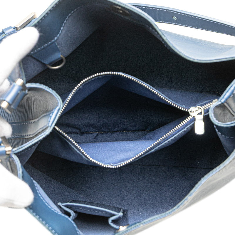 ルイ ヴィトン エピ マンダラMM ショルダーバッグ M5889G ミルティーユ ブルー レザー レディース LOUIS VUITTON 【中古】