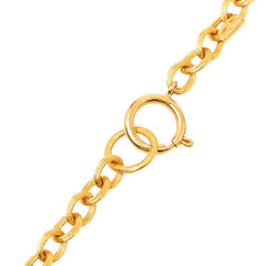シャネル ココマーク ライオン モチーフ ロングネックレス ゴールド メッキ レディース CHANEL 【中古】