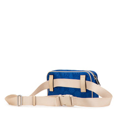 グッチ GGナイロン オフザグリッド ベルトバッグ ボディバッグ 631341 ブルー ベージュ ナイロン レザー メンズ GUCCI 【中古】