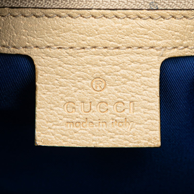グッチ GGナイロン オフザグリッド ベルトバッグ ボディバッグ 631341 ブルー ベージュ ナイロン レザー メンズ GUCCI 【中古】