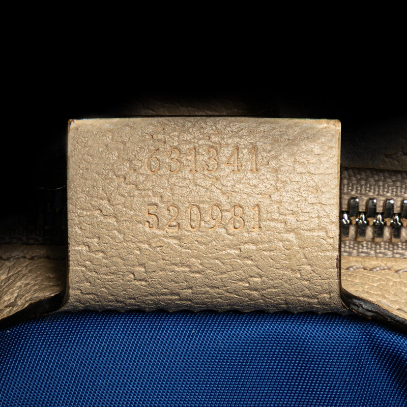グッチ GGナイロン オフザグリッド ベルトバッグ ボディバッグ 631341 ブルー ベージュ ナイロン レザー メンズ GUCCI 【中古】