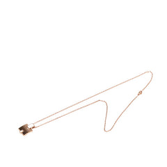 エルメス アイリーン ネックレス ピンクゴールド ホワイト メッキ レディース HERMES 【中古】