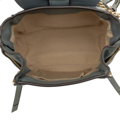 クロエ フェイ ミニ リュック バックパック ショルダーバッグ 2WAY ライトブルー レザー スウェード レディース Chloe 【中古】