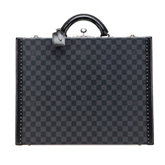 ルイ ヴィトン ダミエ グラフィット プレジデント ブリーフケース アタッシュケース N48190 ノワール ブラック PVC レザー レディース LOUIS VUITTON 【中古】