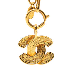シャネル ココマーク マトラッセ ネックレス ゴールド メッキ レディース CHANEL 【中古】