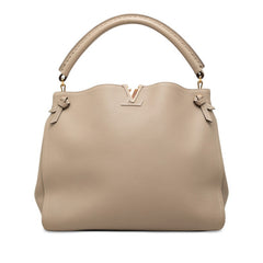 ルイ ヴィトン パルナセア トゥルノン ハンドバッグ トートバッグ M50329 ベージュ レザー レディース LOUIS VUITTON 中古