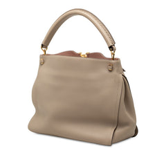ルイ ヴィトン パルナセア トゥルノン ハンドバッグ トートバッグ M50329 ベージュ レザー レディース LOUIS VUITTON 中古
