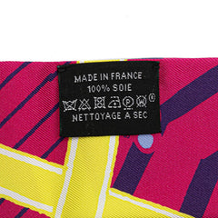 エルメス ツイリー JEU DE SOIE UNIFORME シルクゲーム スカーフ マルチカラー シルク レディース HERMES 【中古】