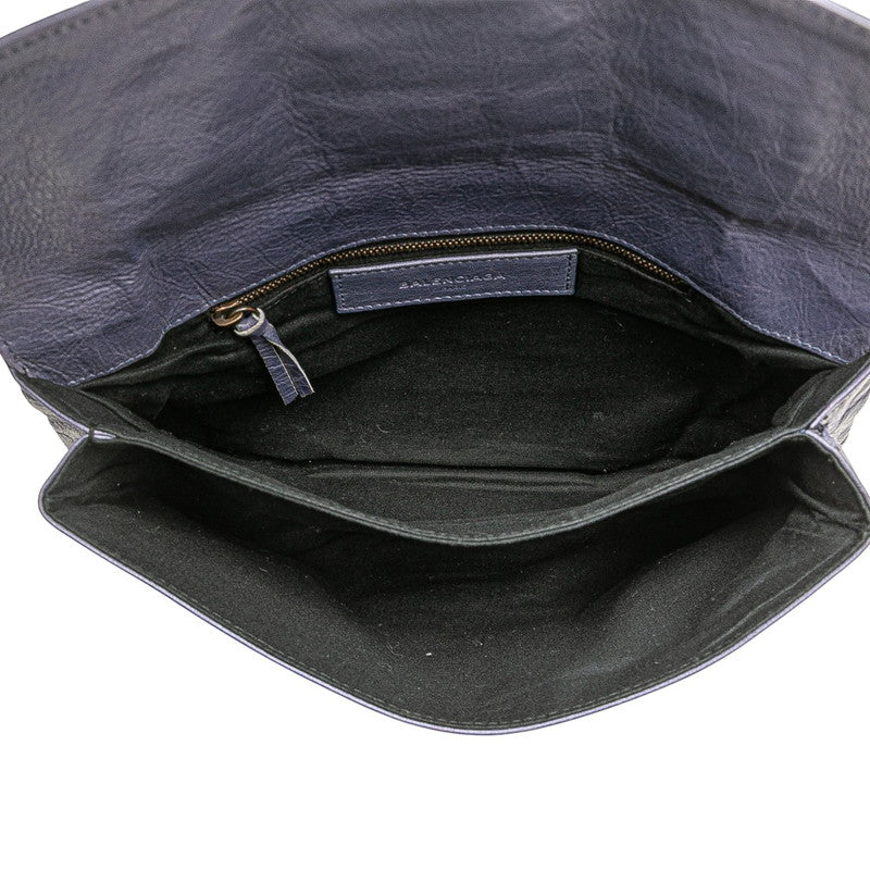 バレンシアガ クラッチバッグ 409337 パープル レザー レディース BALENCIAGA 【中古】