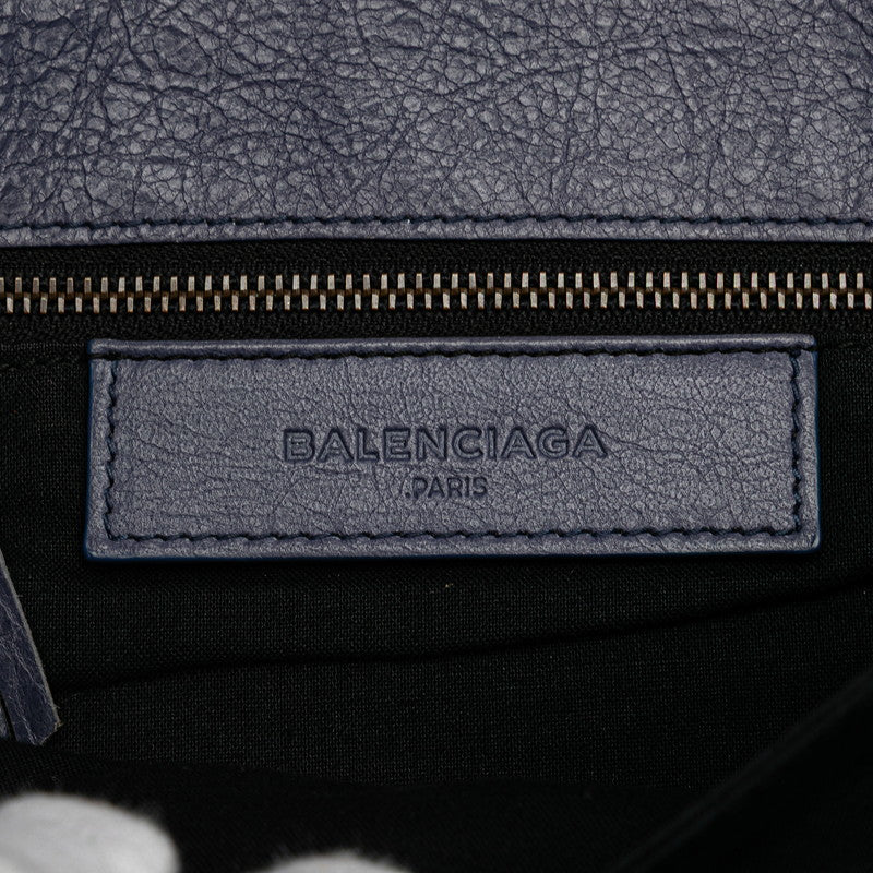 バレンシアガ クラッチバッグ 409337 パープル レザー レディース BALENCIAGA 【中古】