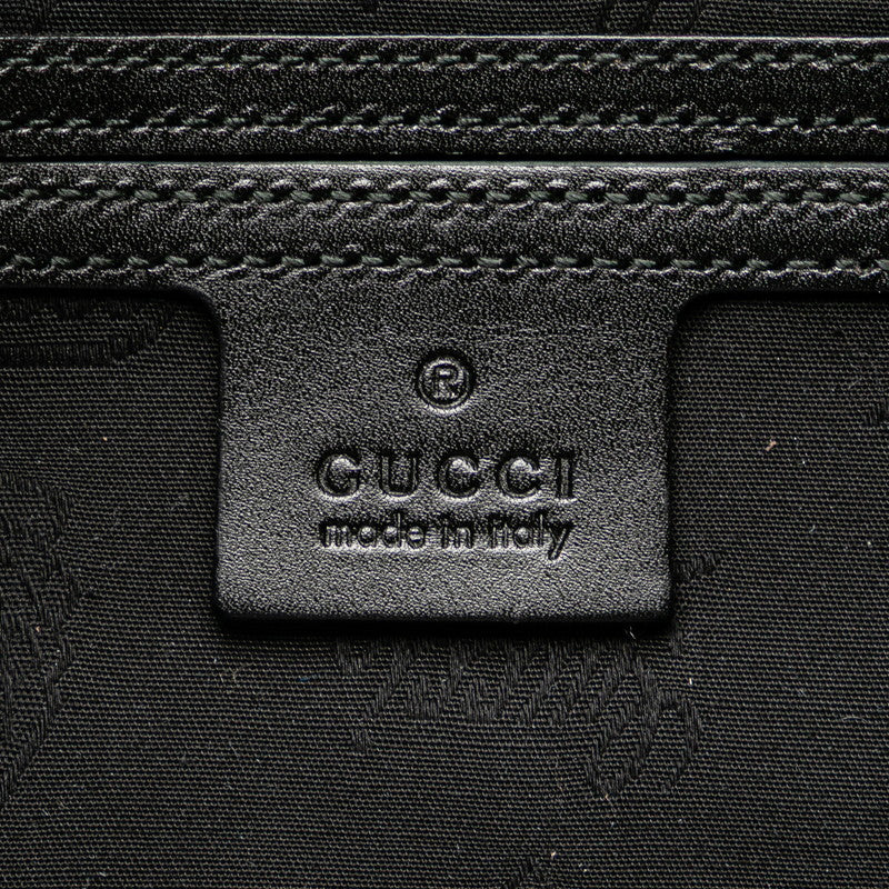 グッチ GGインプリメ ウエストバッグ ボディバッグ 233269 ブラック PVC レザー レディース GUCCI 【中古】