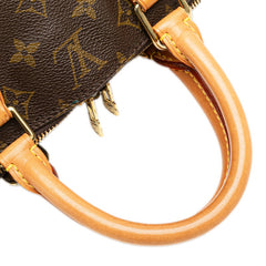 ルイ ヴィトン モノグラム アルマPM ハンドバッグ ショルダーバッグ 2WAY M51130 ブラウン PVC レザー レディース LOUIS VUITTON 【中古】