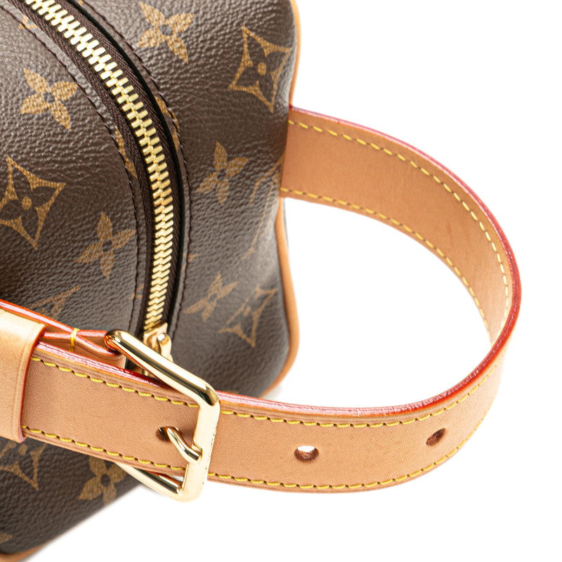 ルイ ヴィトン モノグラム ロッカー ドップ キット ハンドバッグ M83112 ブラウン PVC レザー レディース LOUIS VUITTON 【中古】
